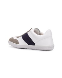 Мужские разноцветные низкие кеды от Giorgio Armani