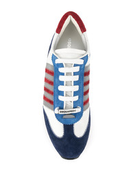 Мужские разноцветные низкие кеды от DSQUARED2