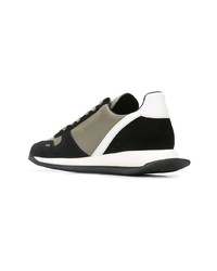 Мужские разноцветные низкие кеды от Rick Owens