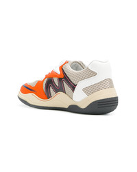 Мужские разноцветные низкие кеды от Lanvin