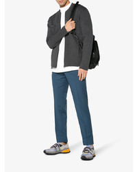 Мужские разноцветные низкие кеды от Prada