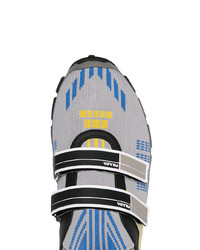 Мужские разноцветные низкие кеды от Prada