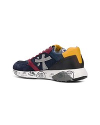 Мужские разноцветные низкие кеды от White Premiata