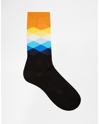Мужские разноцветные носки с принтом от Happy Socks