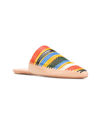 Разноцветные сабо от Tory Burch