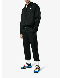 Мужские разноцветные сандалии от Suicoke