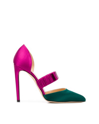 Разноцветные сатиновые туфли от Chloe Gosselin
