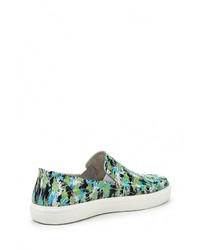 Мужские разноцветные слипоны от Crocs