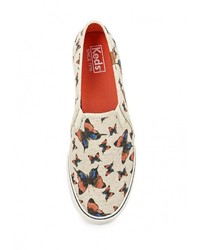 Женские разноцветные слипоны от Keds