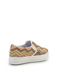 Женские разноцветные слипоны от Martin Pescatore