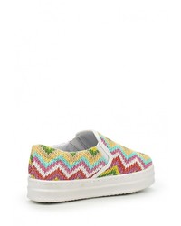 Женские разноцветные слипоны от Martin Pescatore