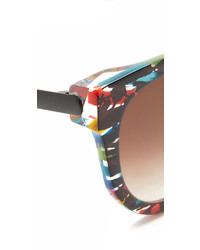 Женские разноцветные солнцезащитные очки от Thierry Lasry