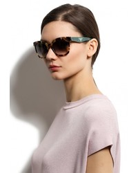 Женские разноцветные солнцезащитные очки от Prada