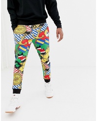 Разноцветные спортивные штаны
