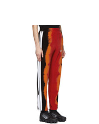 Мужские разноцветные спортивные штаны с принтом тай-дай от Palm Angels