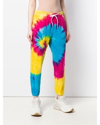 Женские разноцветные спортивные штаны с принтом тай-дай от Polo Ralph Lauren
