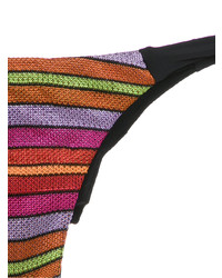 Разноцветные трусики бикини в горизонтальную полоску от Cecilia Prado