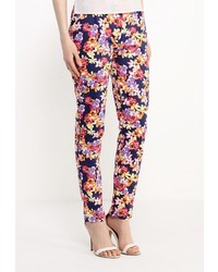 Разноцветные узкие брюки от Bestia