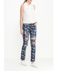 Разноцветные узкие брюки от G&amp;G