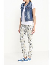 Разноцветные узкие брюки от G&amp;G