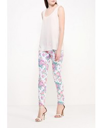 Разноцветные узкие брюки от Kruebeck