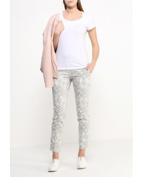 Разноцветные узкие брюки от Sisley