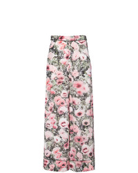 Разноцветные широкие брюки с цветочным принтом от Fleur Du Mal
