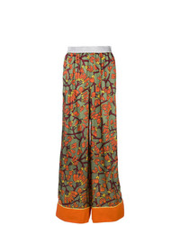 Разноцветные широкие брюки с цветочным принтом от I'M Isola Marras