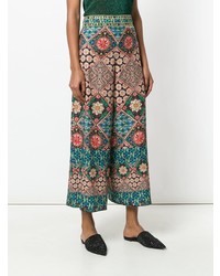 Разноцветные широкие брюки от Alice + Olivia