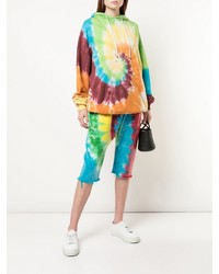 Женские разноцветные шорты-бермуды с принтом тай-дай от R13