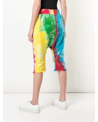 Женские разноцветные шорты-бермуды с принтом тай-дай от R13
