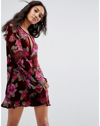 Разноцветный бархатный комбинезон с шортами