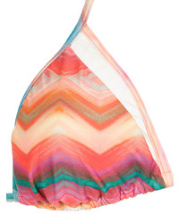 Разноцветный бикини-топ с принтом от BRIGITTE