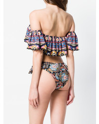 Разноцветный бикини-топ от Anjuna