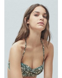 Разноцветный бикини-топ от Mango