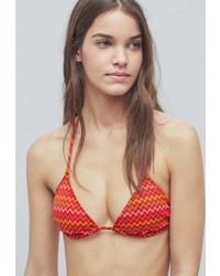 Разноцветный бикини-топ от Mango