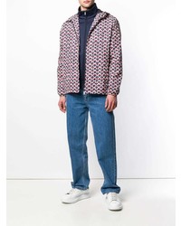 Мужской разноцветный бомбер с принтом от Valentino