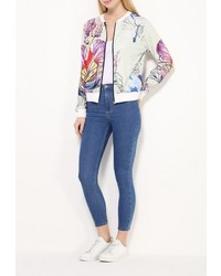 Женский разноцветный бомбер от Aurora Firenze