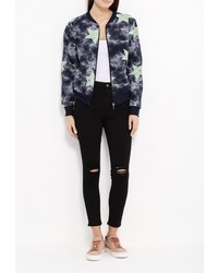 Женский разноцветный бомбер от Aurora Firenze