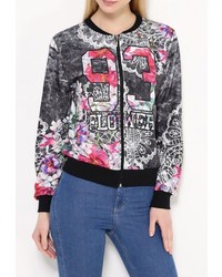 Женский разноцветный бомбер от Aurora Firenze