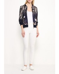 Женский разноцветный бомбер от Aurora Firenze