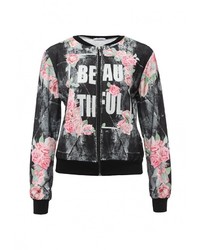 Женский разноцветный бомбер от Aurora Firenze