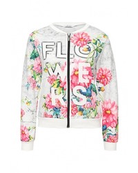 Женский разноцветный бомбер от Aurora Firenze