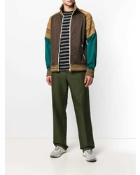 Мужской разноцветный бомбер от Marni