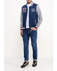 Мужской разноцветный бомбер от E-Bound