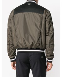 Мужской разноцветный бомбер от Les Hommes