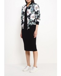 Женский разноцветный бомбер от QED London