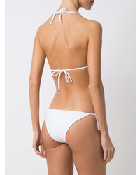 Разноцветный вязаный бикини-топ от Amir Slama