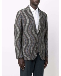 Мужской разноцветный вязаный пиджак от Etro