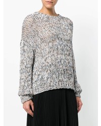 Женский разноцветный вязаный свитер от Rochas